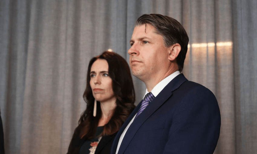 PM Jacinda Ardern and Michael Wood