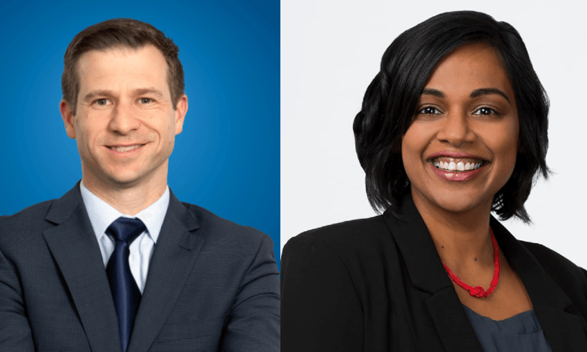 Chris Penk and Vanushi Walters