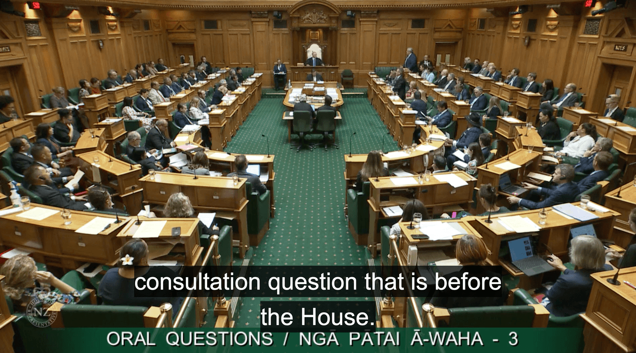 A seemingly tie-filled parliament 