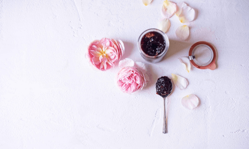 Damson plum and rose jam (Photo: Emma Boyd) 
