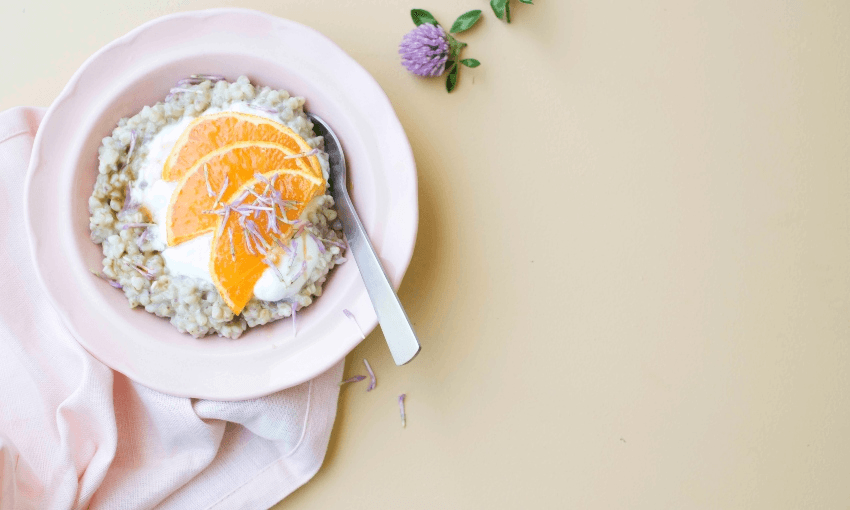 Orange and vanilla buckwheat porridge (Photo: Emma Boyd) 
