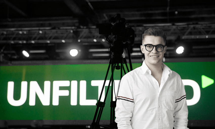 Unfiltered founder Jake Millar (Image: The Spinoff/Supplied) 
