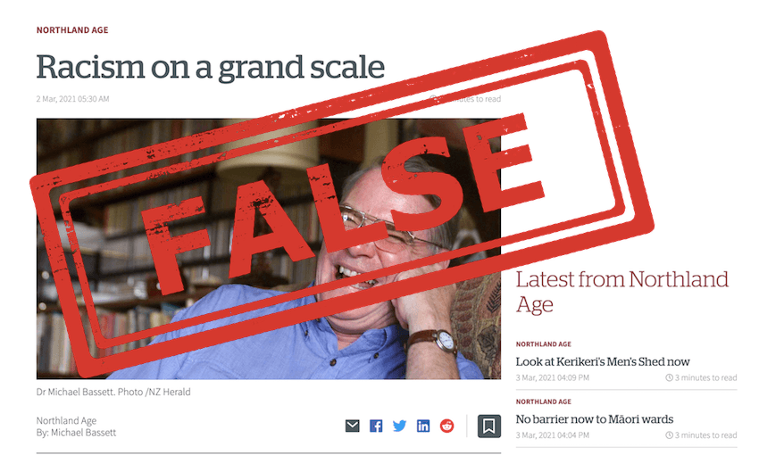 All the things Michael Bassett got wrong in his noxious article