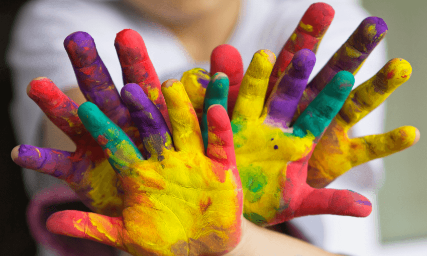 The latest lockdown is proving especially difficult for parents of children with four hands. Photo: Getty 
