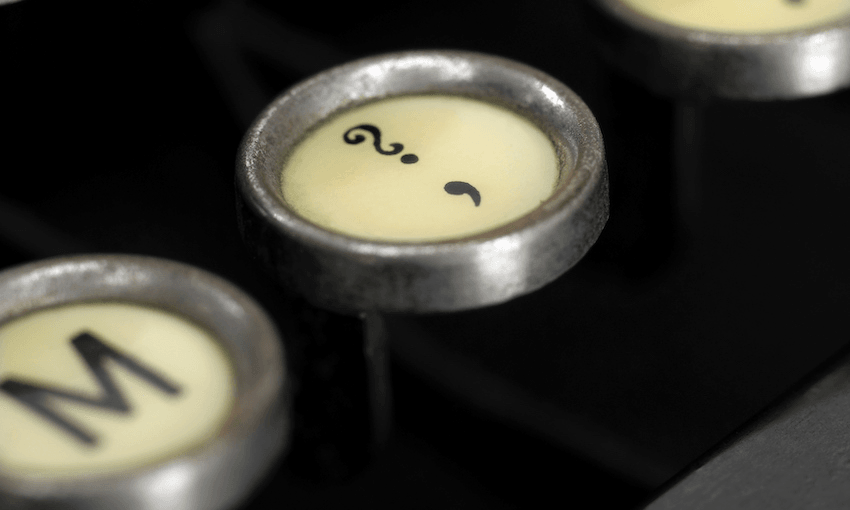 The machine upon which Hayden typed his opinion (posed by model). Photo: Getty Images 
