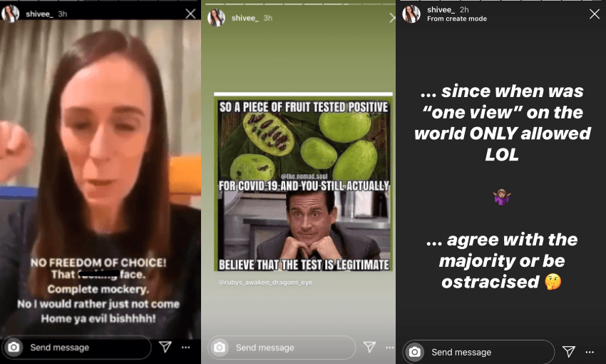 Photos from Shivani's instagram account