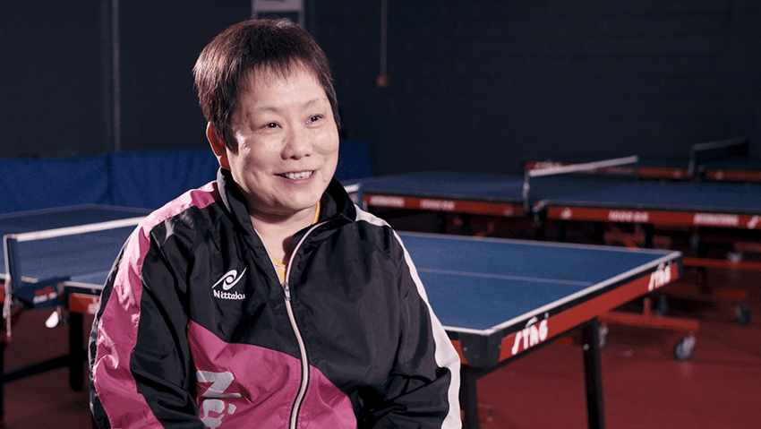 Chunli Li, table tennis player undefeated in NZ age 57