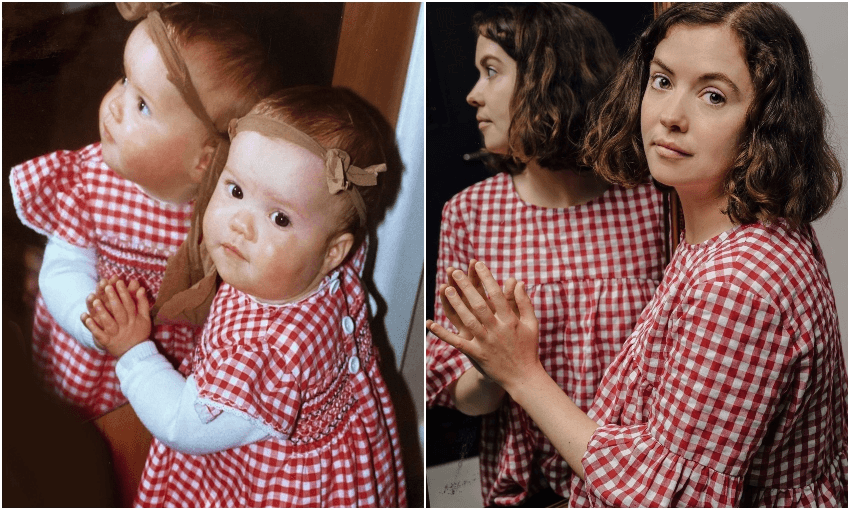 Clare Marcie as a baby, and today (Photos: Supplied)