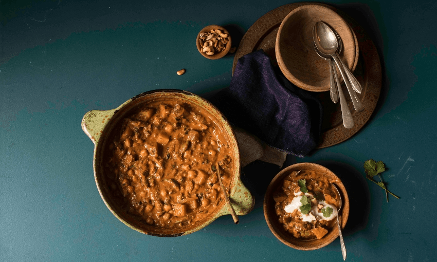 Chickpea and kūmara curry (Photo: Emma Boyd) 
