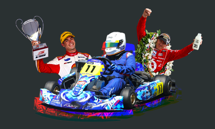 NZ motorsport stars like Scott Dixon and Scott McLaughlin both grew up racing karts. (Photo: Tina Tiller)
