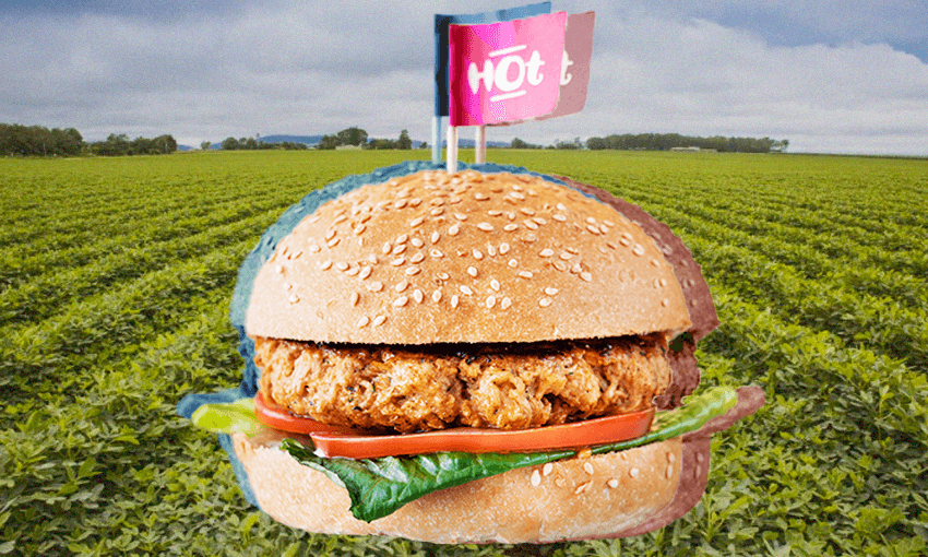 No birds were harmed in the creation of this burger. Photo: Alice Webb-Liddall / supplied