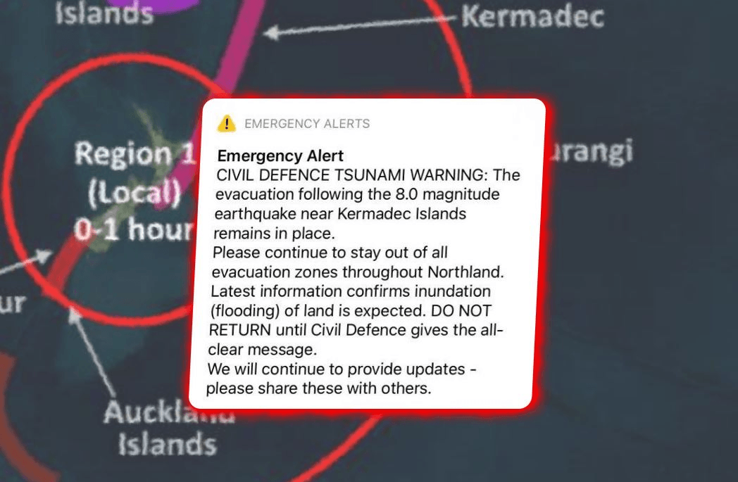 One of the alerts that went out on Friday. 
