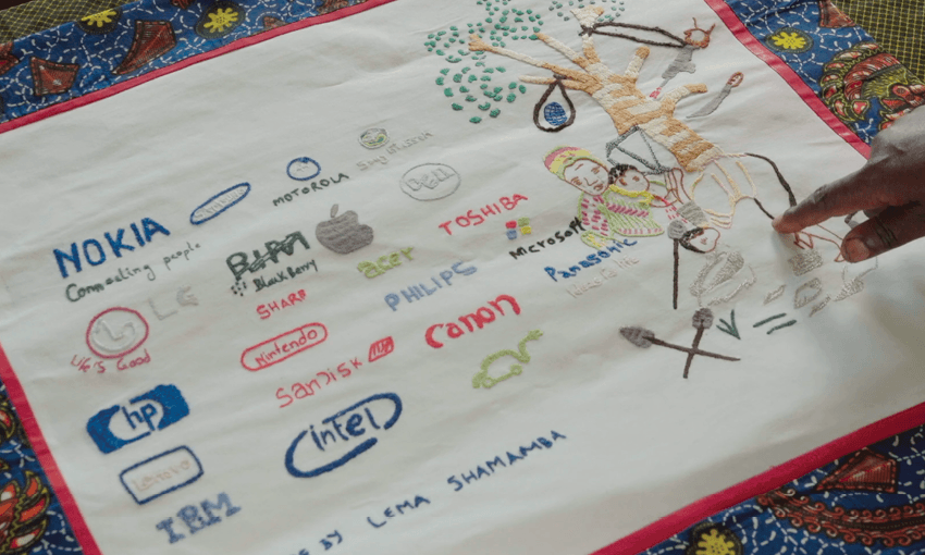 Lema Shamamba’s embroidery (Photo: The Single Object) 
