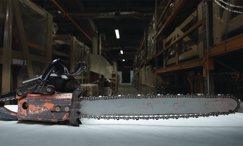 Mike Smith’s chainsaw (Photo: The Single Object) 
