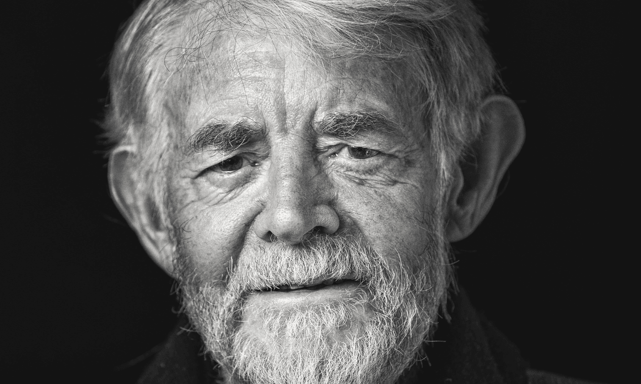 Brian Turner. Portrait by Jim Tannock 
