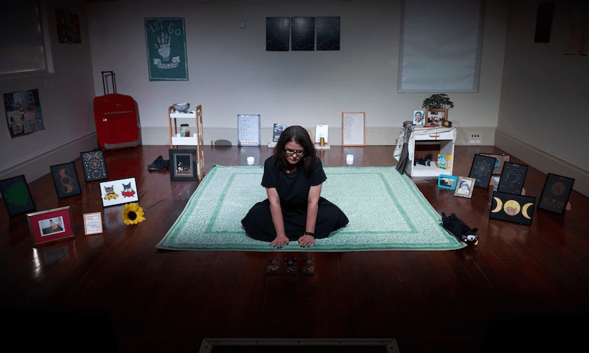 Jean Sergent in her show Change Your Own Life. (Photo: Jason Aldous) 
