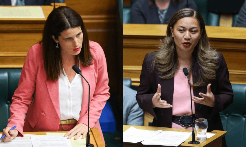 MPs Nicola Willis and Marama Davidson have been going head to head over emergency housing (Getty Images)  
