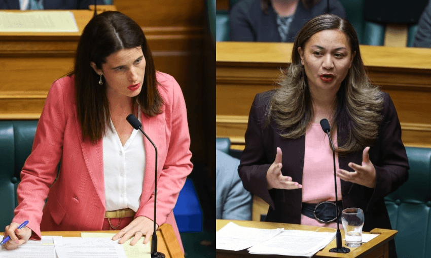 MPs Nicola Willis and Marama Davidson have been going head to head over emergency housing (Getty Images)