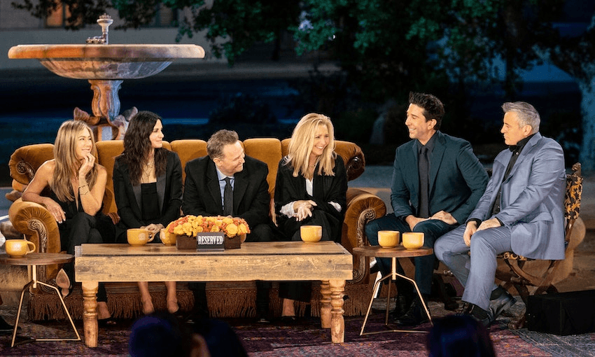 The cast of Friends, in the same room together for the first time in 17 years. 
