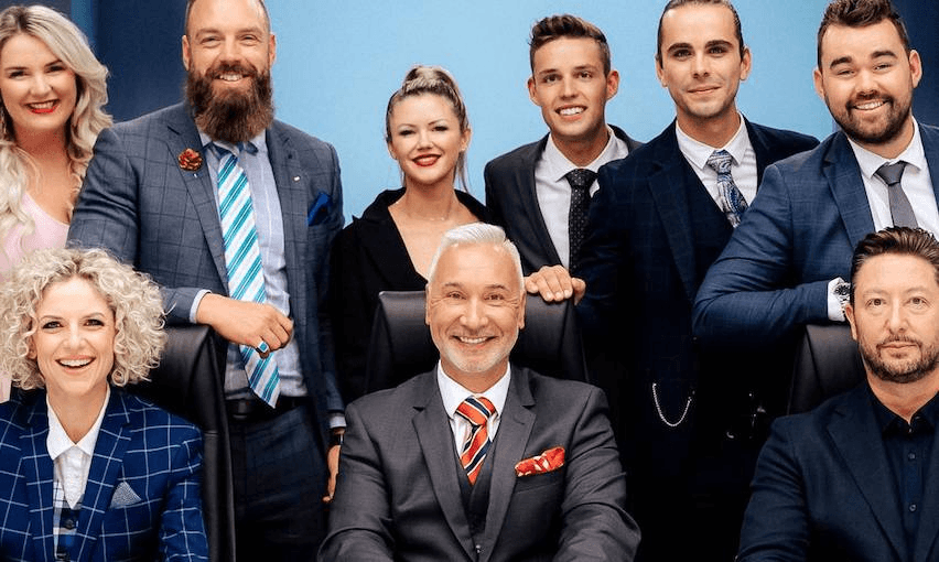 Not our brightest business minds: Some of the cast of The Apprentice Aotearoa (Photo supplied)