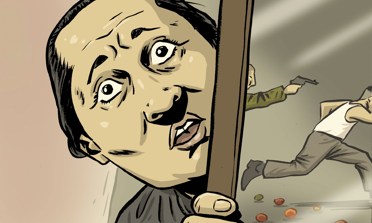 Comic of the Month: Robbery at 365 Remuera Road by Ant Sang