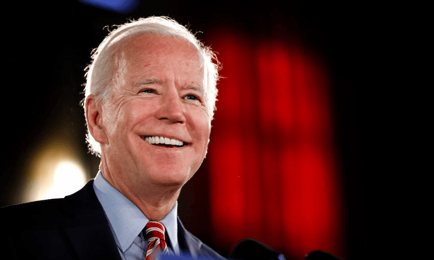 Then candidate Joe Biden lays out his economic policy plan during a campaign stop on October 23, 2019 in Scranton, Pennsylvania. (Photo: Rick Loomis/Getty Images) 
