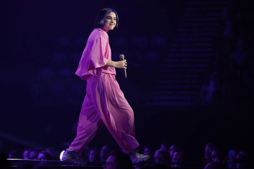 Benee performs during the 2019 Vodafone New Zealand Music Awards 2019 (Photo by Dave Simpson/Getty Images) 
