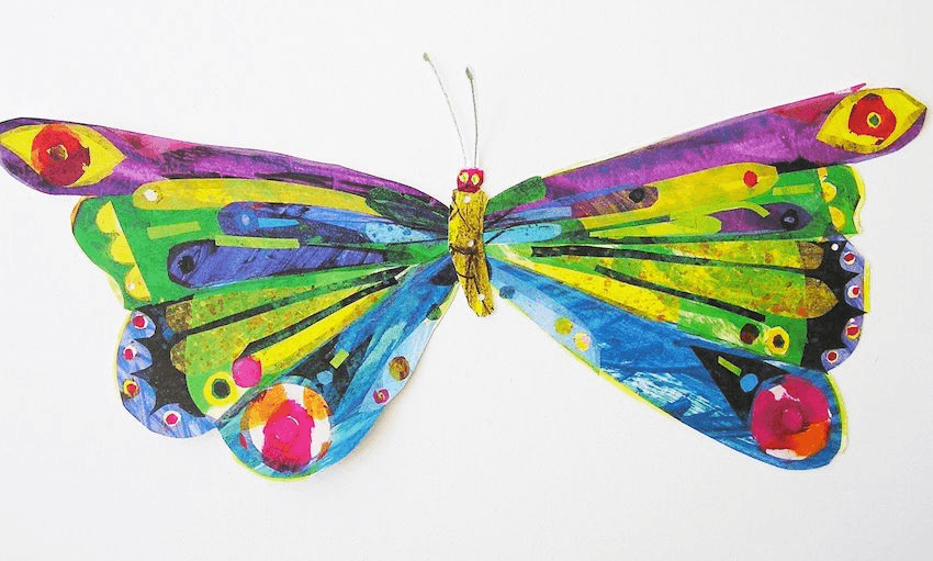 The butterfly from Eric Carle's book The Very Hungry Caterpillar