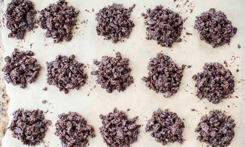 Chocolate-coated muesli bites (Photo: Emma Boyd) 
