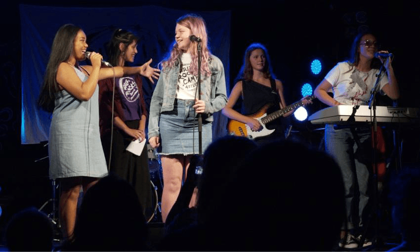 The band Melancholy at the Girls Rock! showcase. (Photo: supplied) 

