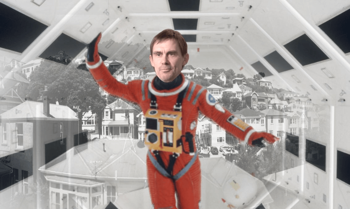 Open the pod bay doors: Mayor Andy Foster. 
