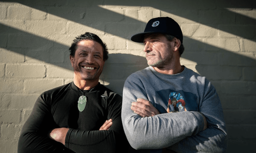 The Yoghurt Mafia: Wal and Dylan. Photo: Claire Eastham-Farrelly for RNZ