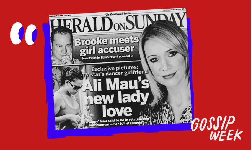 The front page of the Herald on Sunday, February 7, 2010 (Image: Tina Tiller) 
