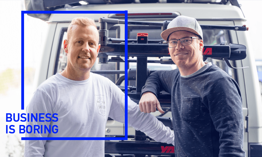 Shotgun co-founders Dan Necklen (left) and Tom Hayward 
