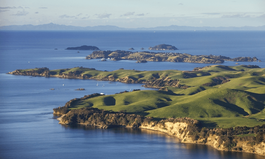 Motutapu Island with Rakino in the background in the Hauraki Gulf (Photo: Getty Images) 
