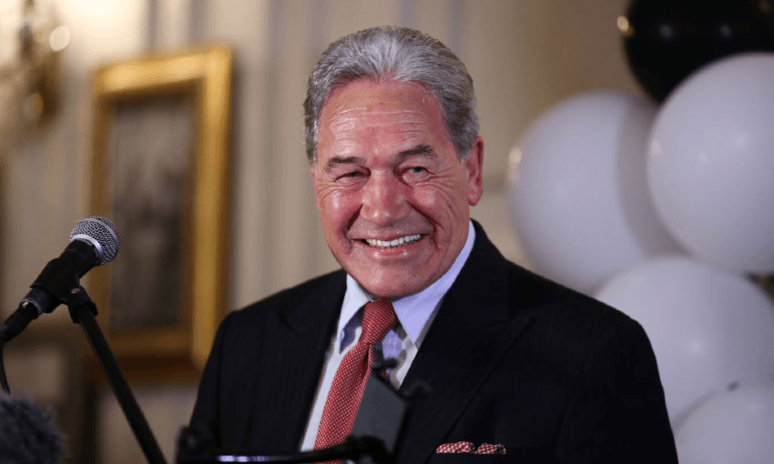 Winston Peters after the 2020 election (Photo: Getty Images) 
