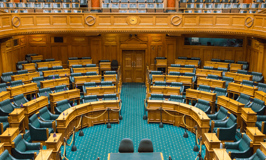 The debating chamber at parliament. Photo: Parliament.nz 
