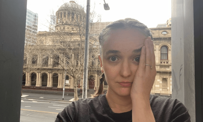 Sad Alice (Image: The Spinoff)