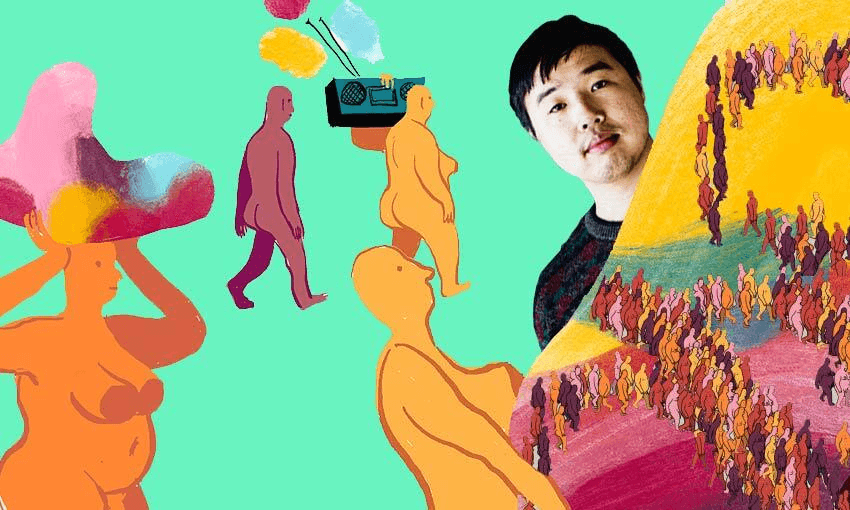 We Dwell in Possibility is the latest work from Robert Yang, who finds himself in NZ in the midst of a pandemic. (Image: Tina Tiller) 
