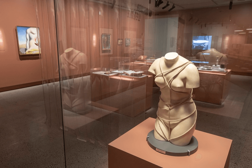 Surrealist Art | He Toi Pohewa gallery view. Photo by Maarten Holl, 2021 | Te Papa 
