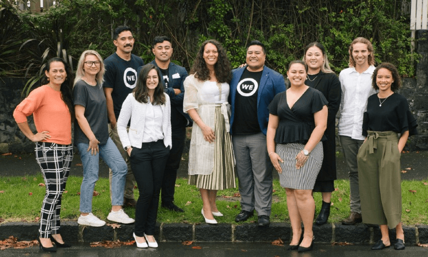 WE Accounting and Business Advisory team with Wyndi and Eli in the middle (Photo: Supplied) 
