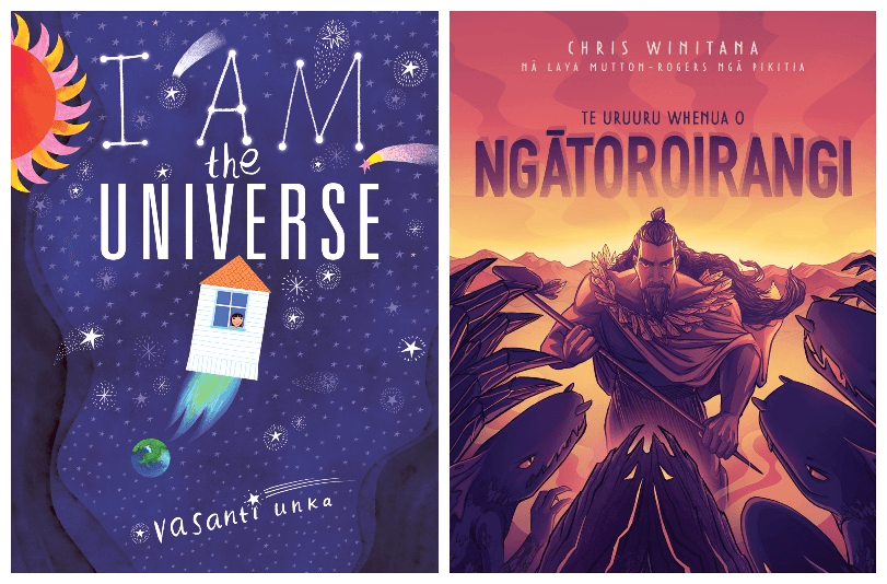 Two children's picture book covers, both beautifully illustrated.