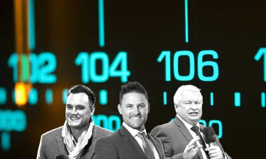 Israel Dagg, Brendon McCullum and Ian Smith are among the hosts on SENZ (Image: Toby Manhire)