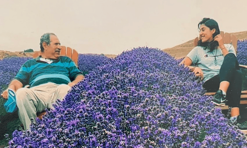 Sara Qasem and her Dad, Abdelfattah Qasem. Photo: Supplied. 
