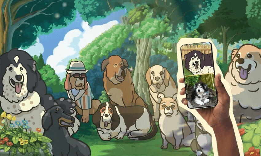 Want to save some doggos on your phone AND in real life? Look no further than Old Friends Dog Game (Image: Tina Tiller) 
