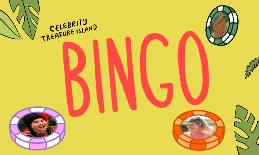 You are cordially invited to play Celebrity Treasure Island bingo The