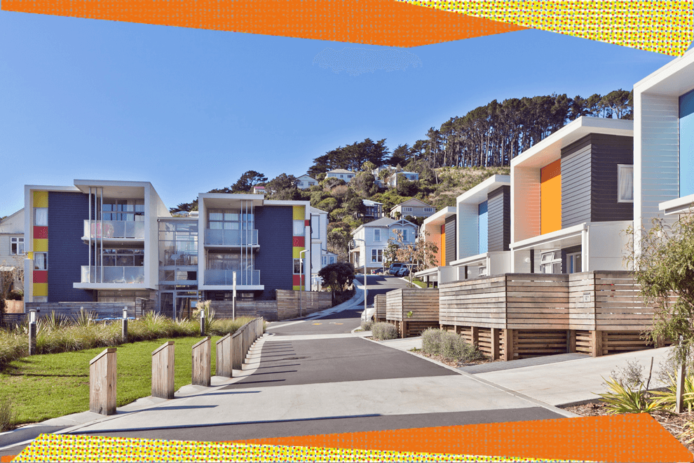 The award-winning Regent Park Apartments in Newtown, Wellington, built 2012 (Photo: Supplied) 
