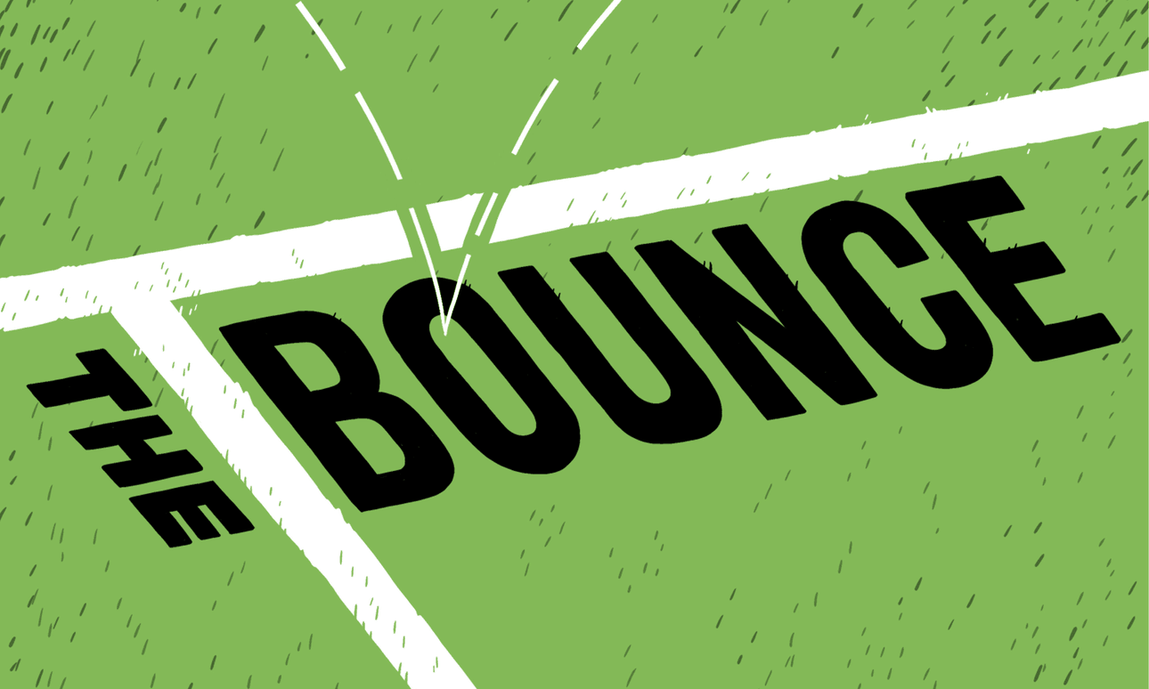 The Bounce logo, created by The Spinoff’s Toby Morris 
