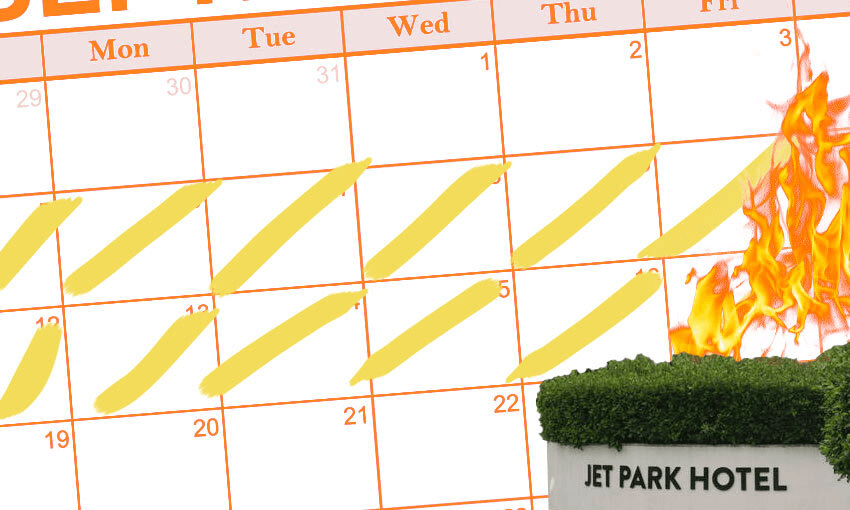 John* says his family has been well looked after by the team at Jet Park. (Photo: Tina Tiller) 
