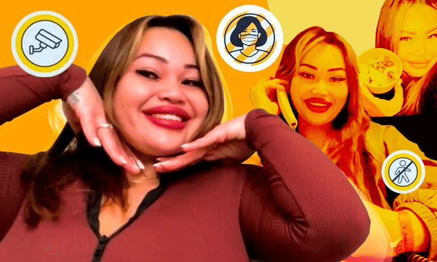 Vanessa Goodson, live from quarantine. Design: Tina Tiller 
